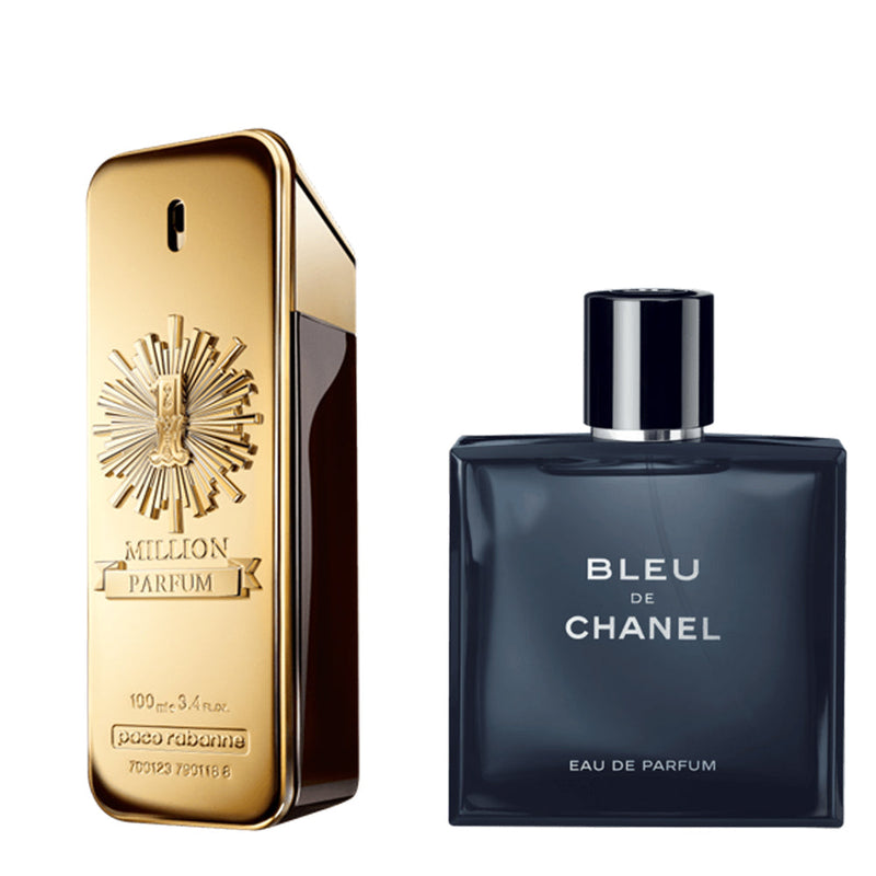 Combo 1 Million Paco Rabane 100ml + Bleu de Chanel 100ml