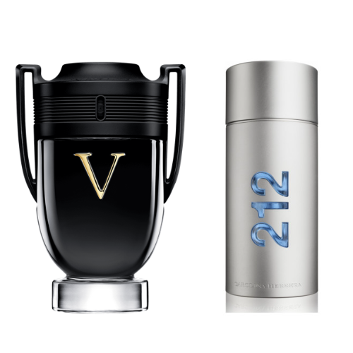 Combo de Perfumes Masculinos - Invictus Victory e 212 MEN NYC - 100ml